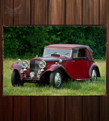 Металлическая табличка Bentley 3 Drophead Coupe by James Young